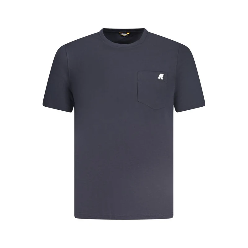 K-WAY Blu Cotton Men T-Shirt M