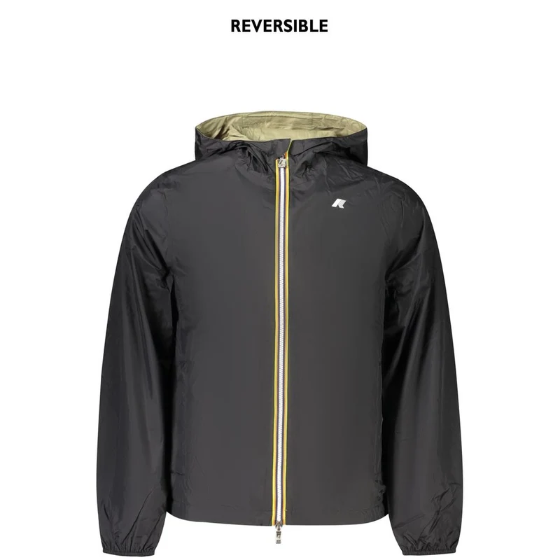 K-WAY Black Nylon Shell Jacket S