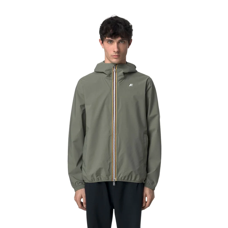 Giacca Uomo K-Way Stretch Dot Jack Verde S