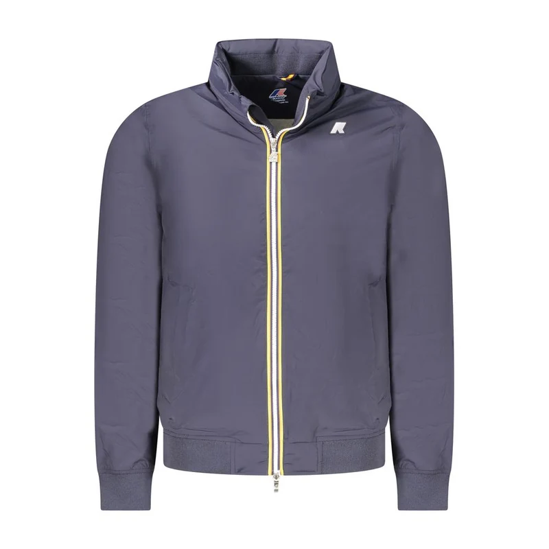K-WAY Blue Nylon Mens Jacket S