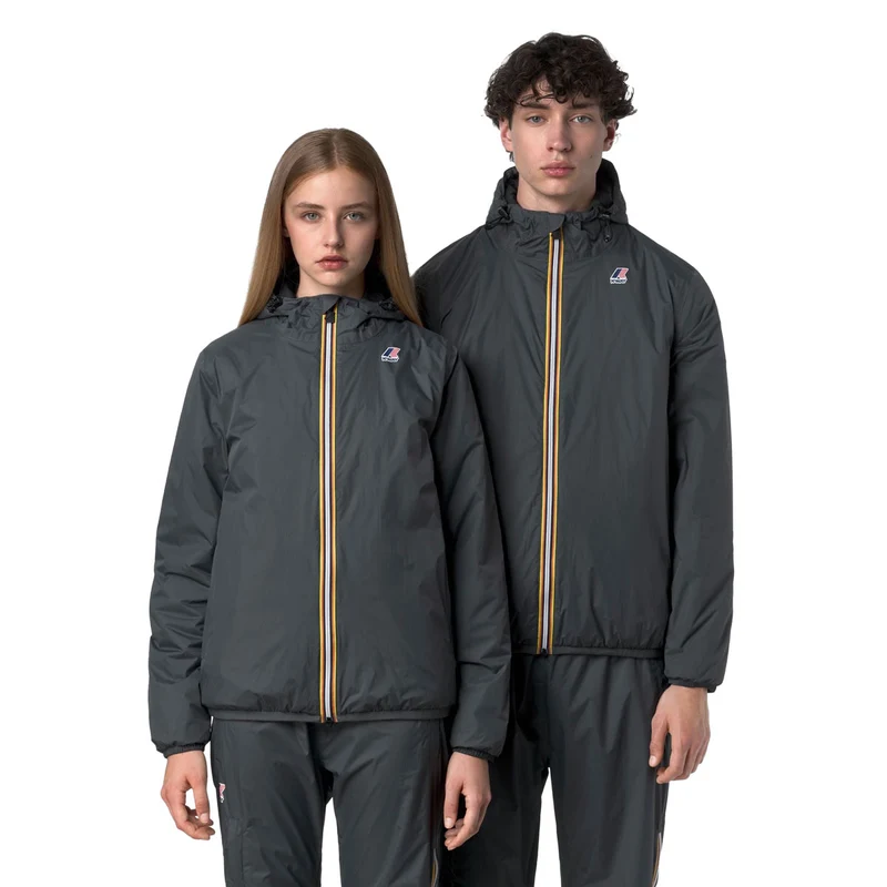 Giacca K-Way Le Vrai 4.0 Claude Warm Grigio L