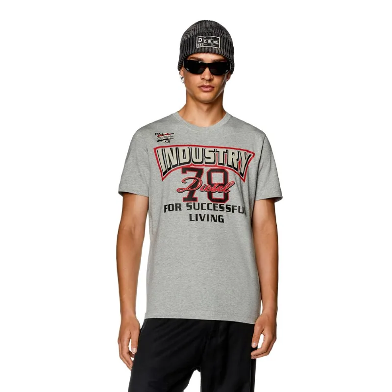 Camiseta Diesel T-Diegor K-65 Cinza - GG