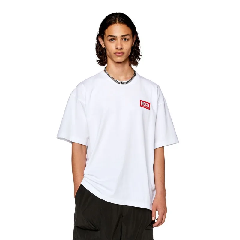 Camiseta Diesel T-NLabel-L1 Branco - GG