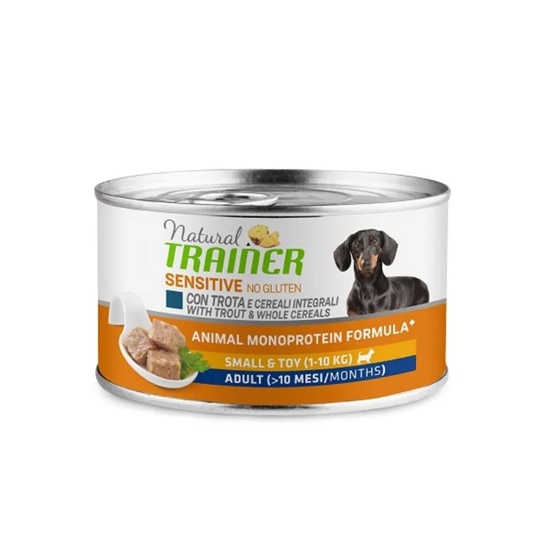 Natural trainer Sensitive No Gluten cane Small&Toy Adult trota 150 gr