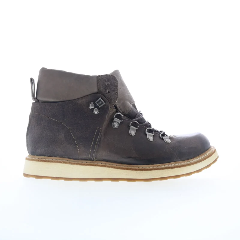 A.S. 98 Cannon U88201-101-6133 Mens Gray Leather Lace Up Chukkas Boots 15.5