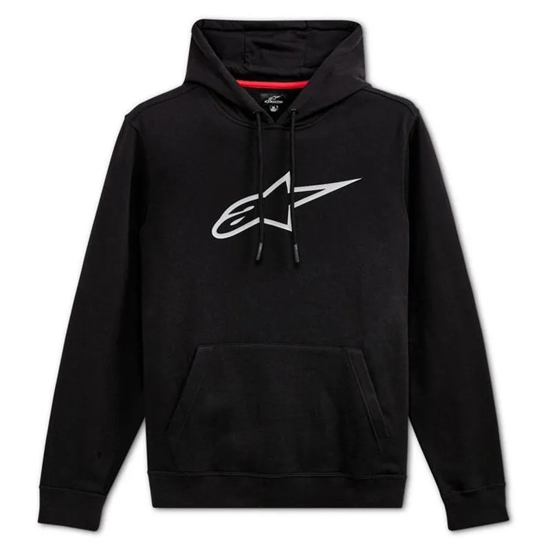Jaqueta Moletom Alpinestars Ageless V2 Hoodie Preto Cinza