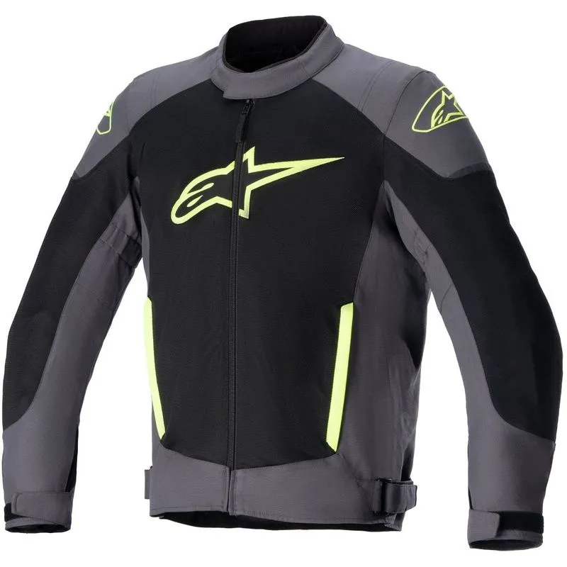 Jaqueta Alpinestars T Sp X Superair Cinza/preto/amarelo Fluor (ventilada)