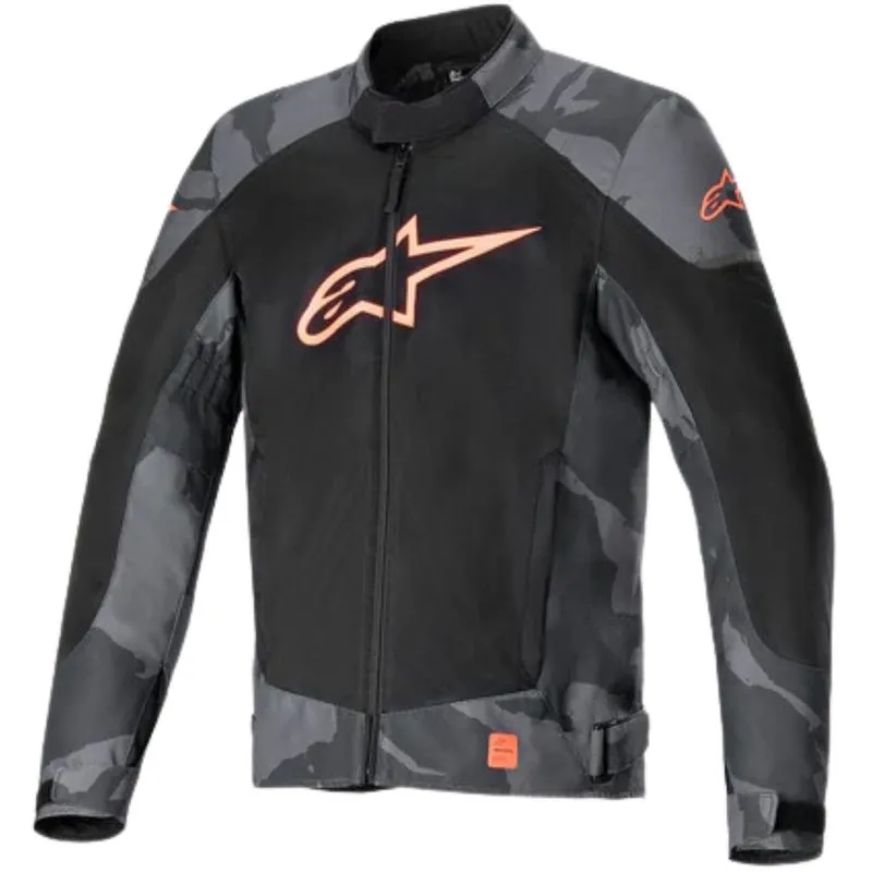Jaqueta Alpinestars T Sp X Superair Cinza Camuflado/vermelho (ventilada)