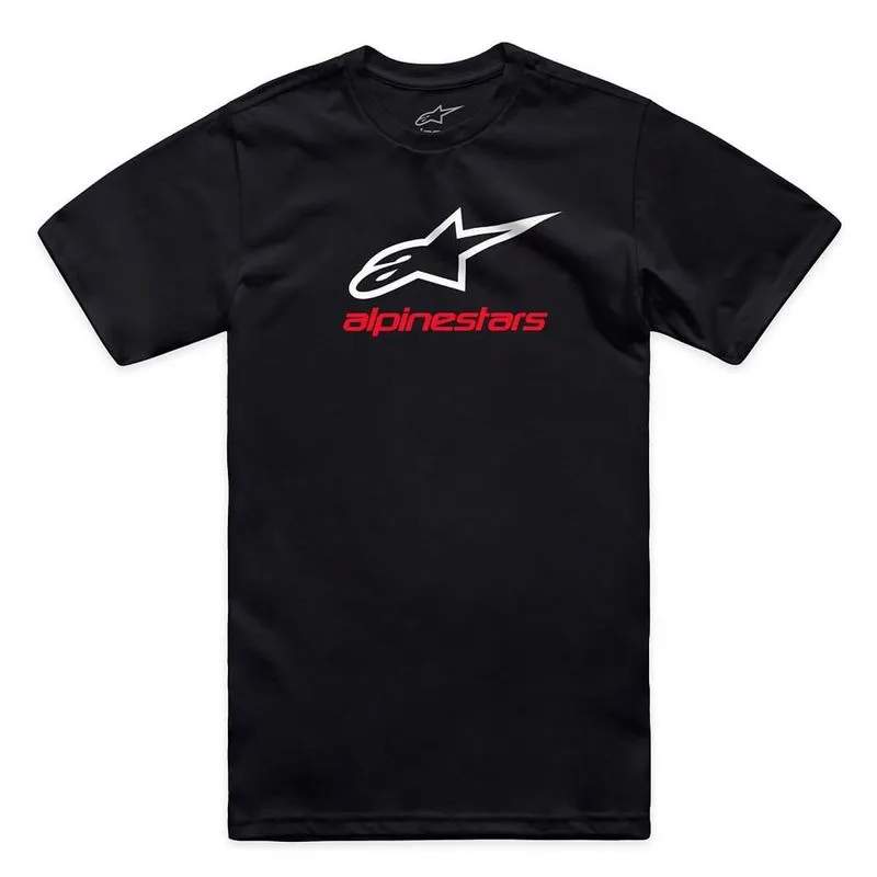 Camiseta Alpinestars Always 2.0 Preto Branco Vermelho