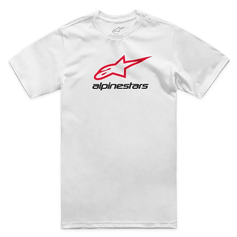 Camiseta Alpinestars Always 2.0 Branco Vermelho Preto