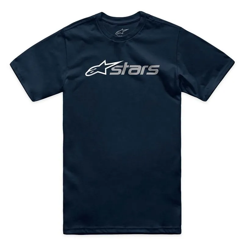 Camiseta Alpinestars Blaze 2.0 Marinho Branco Cinza