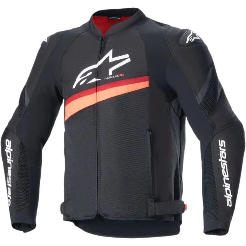 Jaqueta Alpinestars T Gp Plus R V4 Airflow - Preto/vermelho Fluor