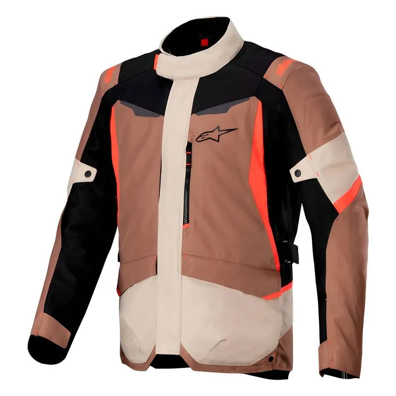 Jaqueta Masculina Alpinestars ST 1 WP Caqui Areia Preto Vermelho P