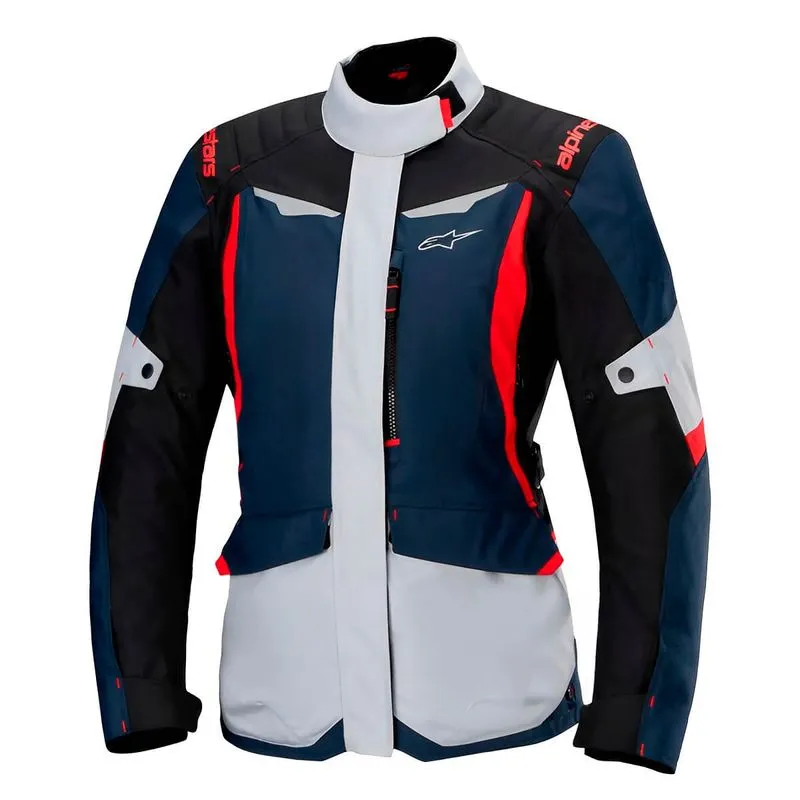 Jaqueta Alpinestars Stella ST 1 WP Azul Preto Vermelho