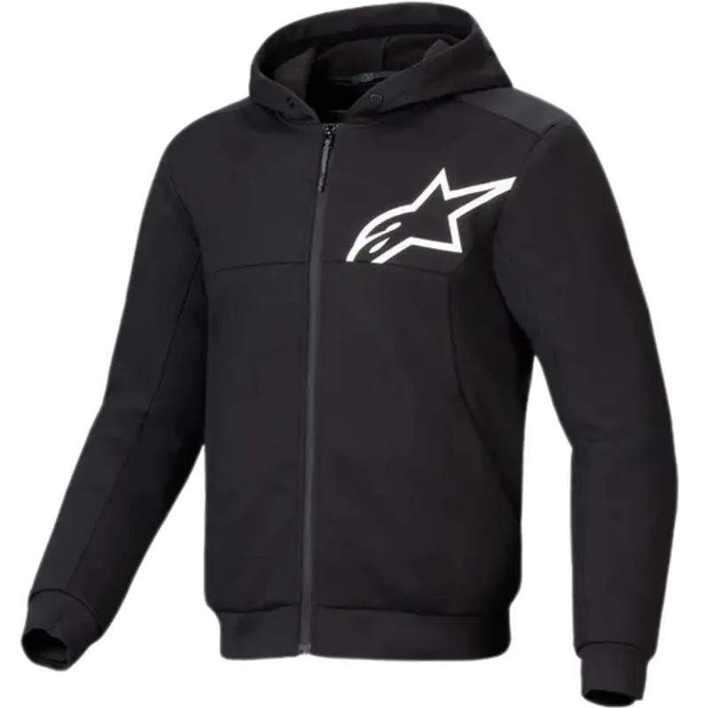 Jaqueta Alpinestars Chrome V2 Sport Hoddie - Preto/branco