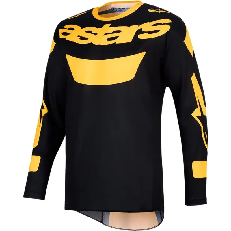 Camisa Alpinestars Racer Riway 26 - Amarelo/preto