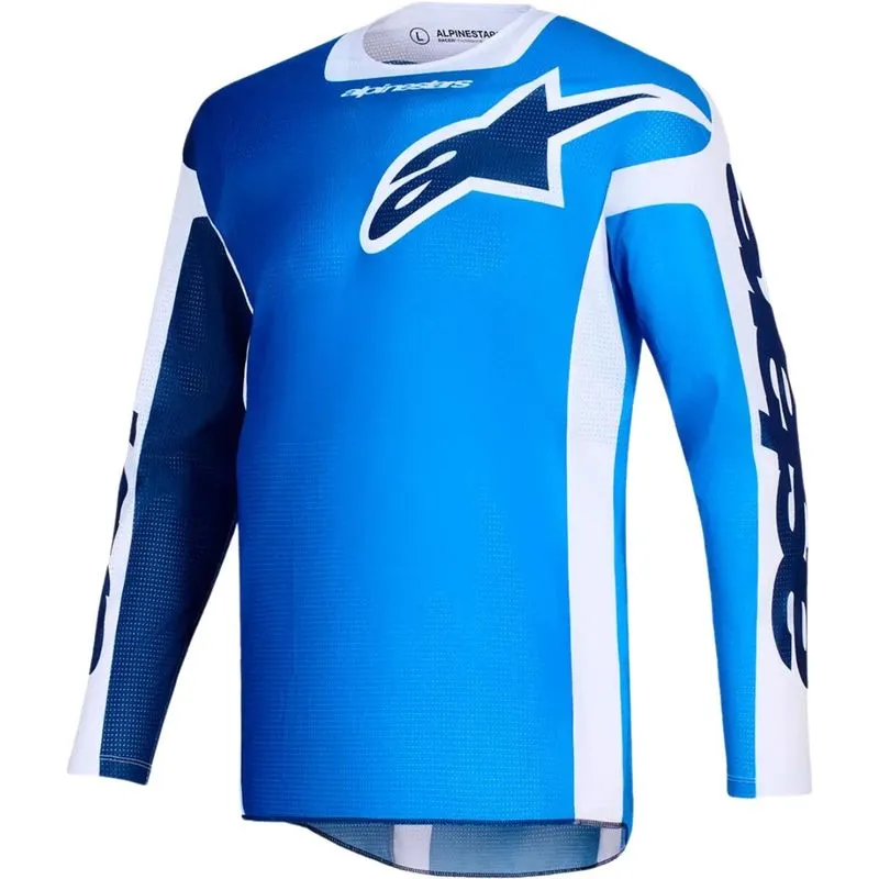 Camisa Alpinestars Racer Air Portl 26 - Azul/branco Ucla