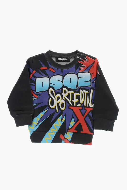 1250~Printed Brushed-Cotton Crewneck Sweatshirt 9 M