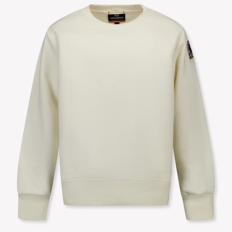 Parajumpers Kinder Jongens Trui In Off White 8 Jaar