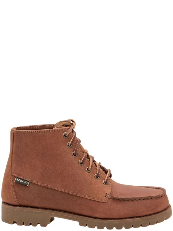 Sebago Walker Mid-Height Moc Toe Lace-Up Boots US 9