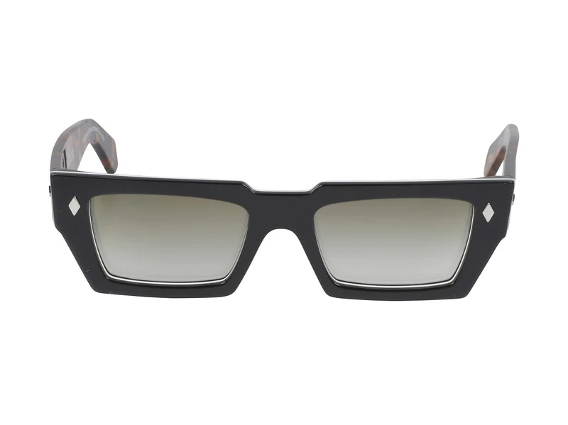 Kador Disko Gradient Tortoiseshell Arm Oversized Square Sunglasses One Size