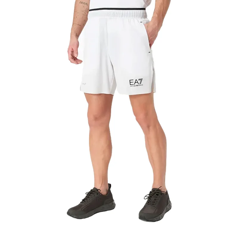Shorts Uomo Emporio Armani 7 Tennis Bianco M