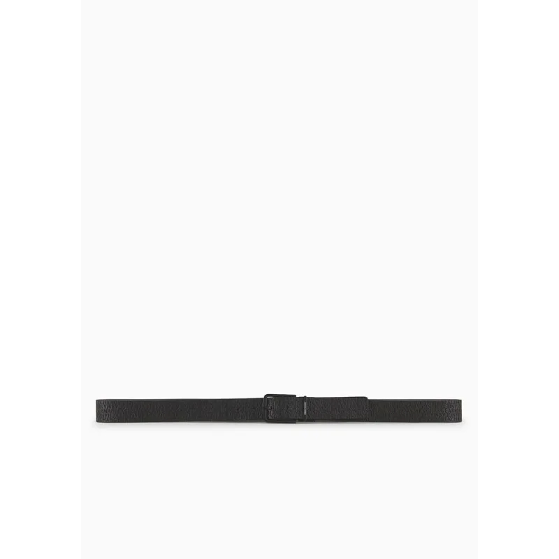 Cinto Logado Armani Exchange Preto/Cinza - U