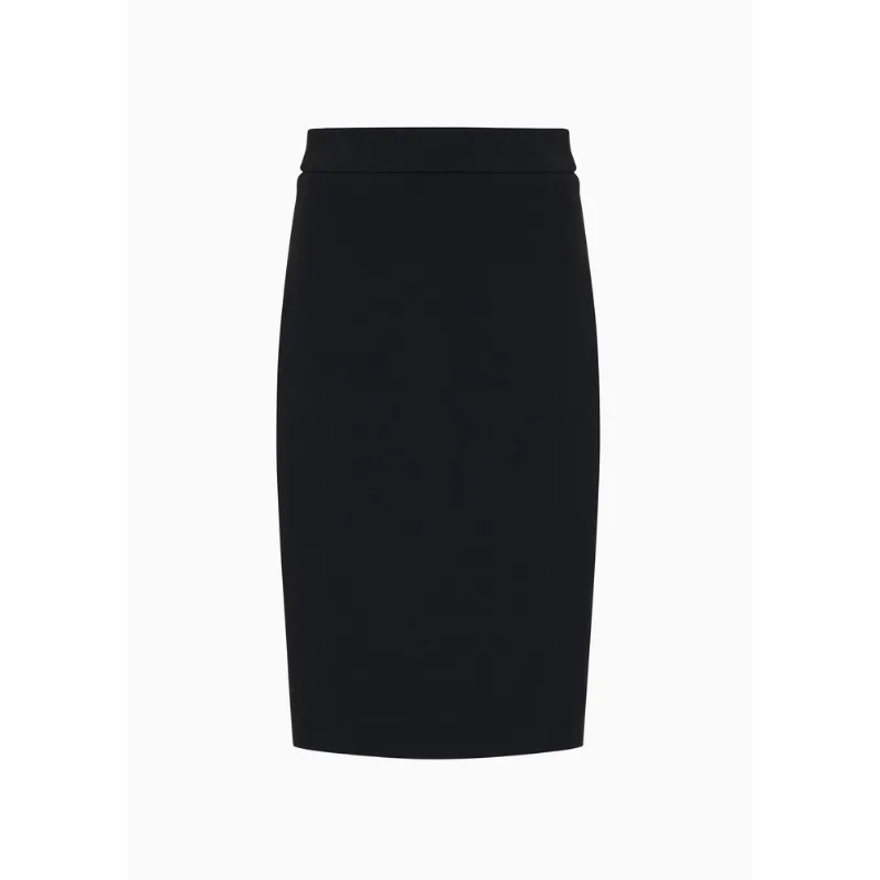 Saia Midi Cintura Alta Preto - 42 EU - 40 BR