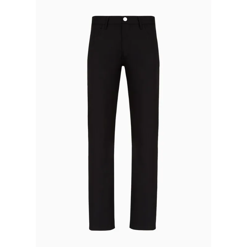 Calça 5-Pockets de Lã Virgem Preto - 36 IT - 46 BR