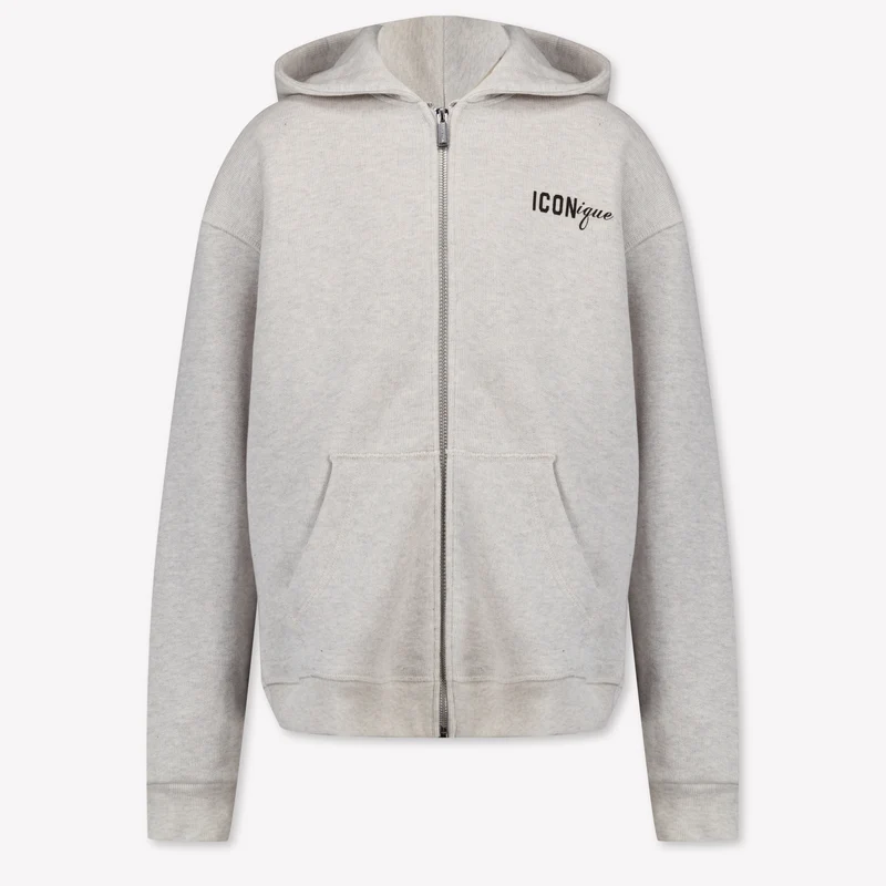 Dsquared2 Kinder Unisex Vest In Licht Grijs 8 Jaar