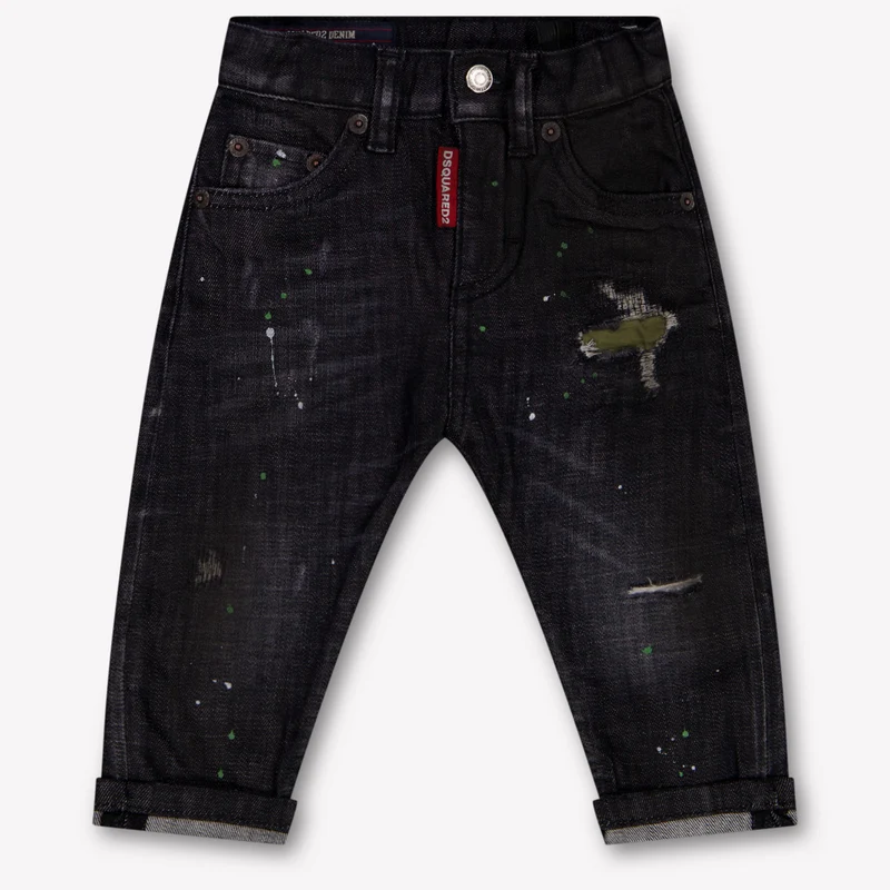 Dsquared2 Baby Jongens Jeans In Zwart 6 Maanden