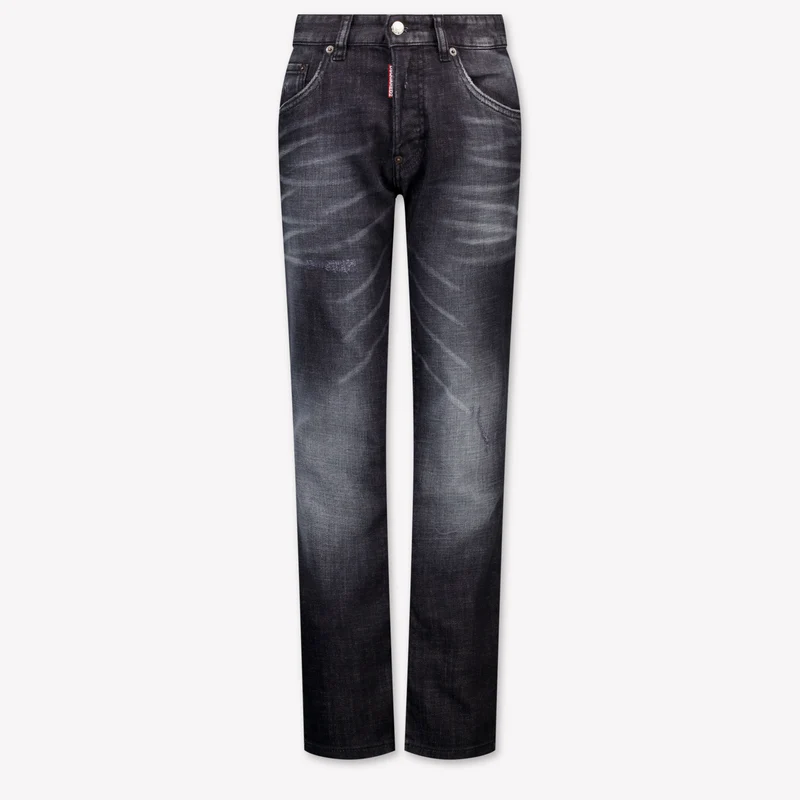 Dsquared2 Kinder Jongens Jeans In Zwart 10 Jaar