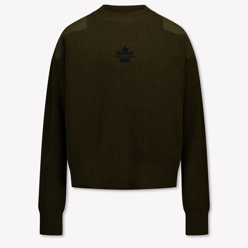 Dsquared2 Kinder Jongens Trui In Army 16 Jaar