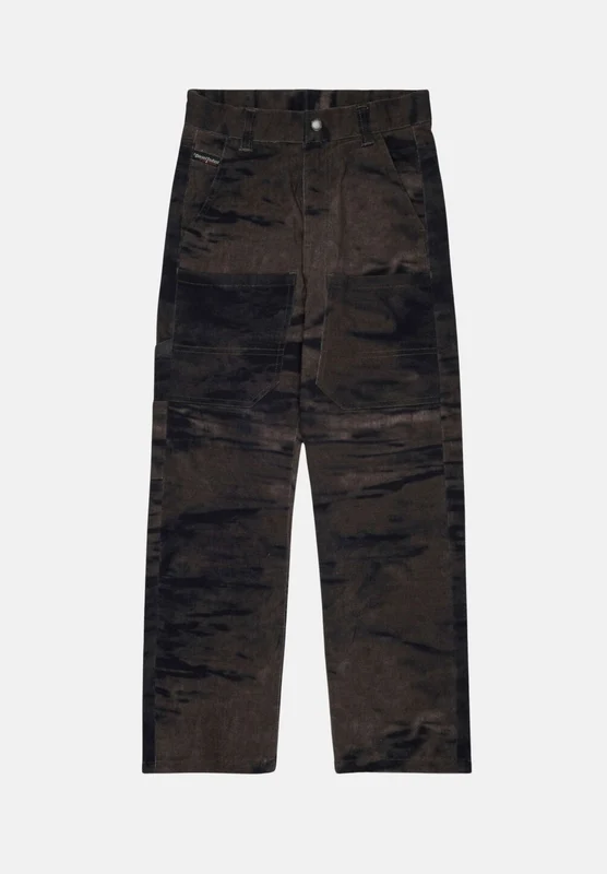 DIESEL Pantaloni PJAKE camouflage verde per donna, ragazzi e bambini con motivo striato e screziato 12A - S