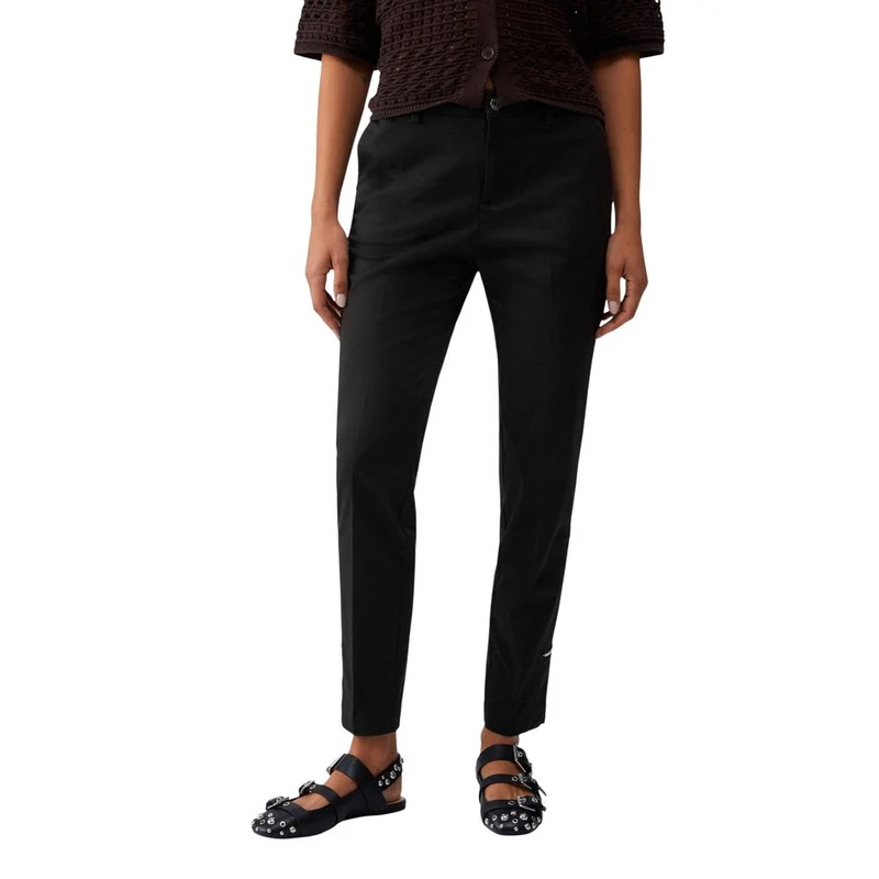 Liu Jo Black Cotton Chino Pants W25