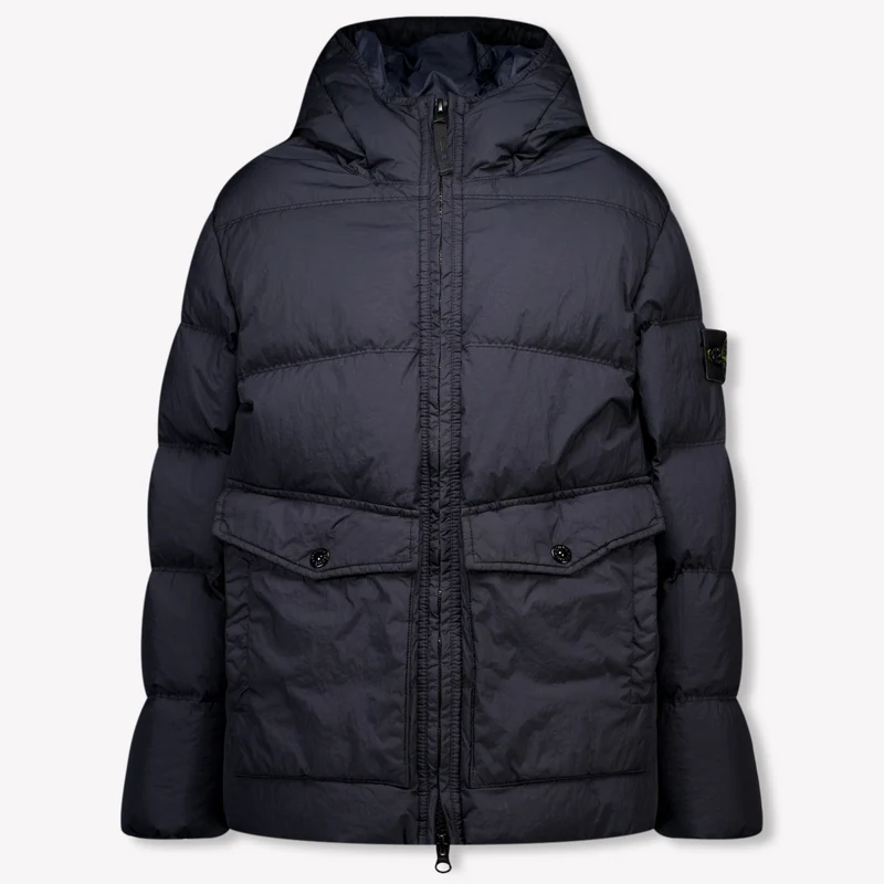 Stone Island Kinder Jongens Winterjas In Navy 8 Jaar