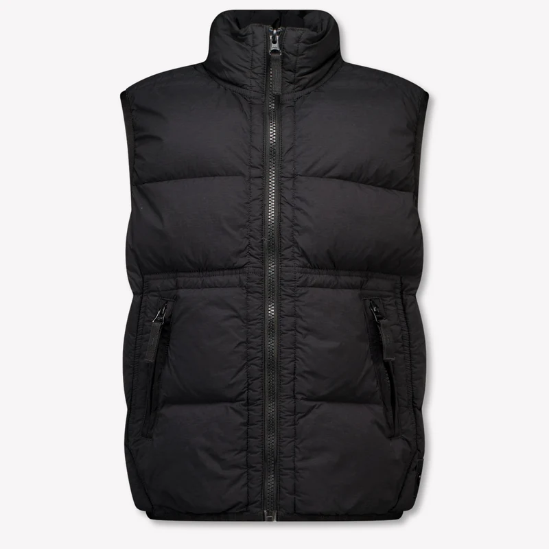 Stone Island Kinder Jongens Bodywarmer In Zwart 6 Jaar