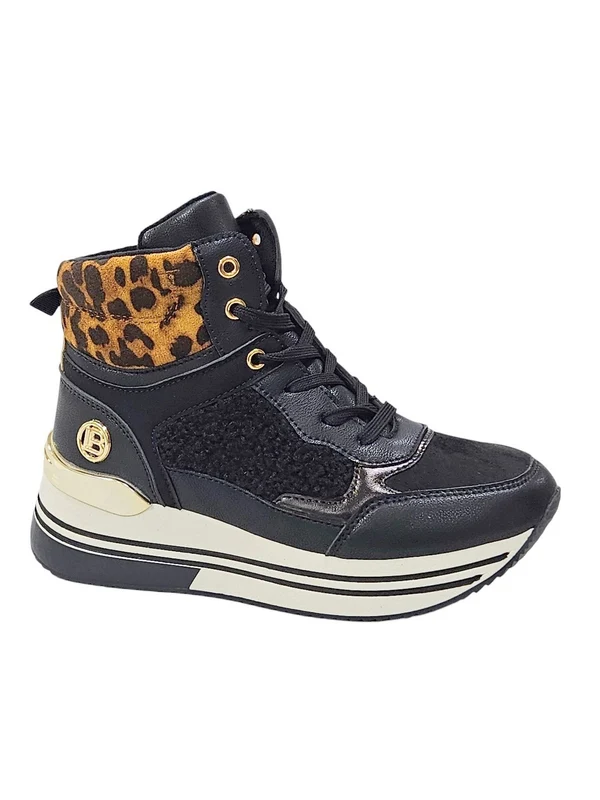 LAURA BIAGIOTTI Sneaker Con Zeppa Donna - 9256 Nero 41