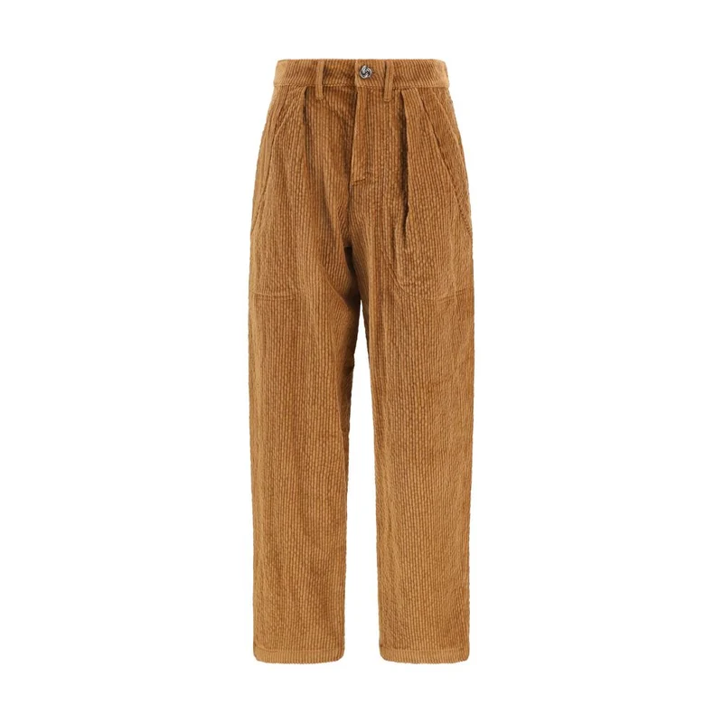 Kristina Ti Brown Cotton Casual Pants IT40 | M