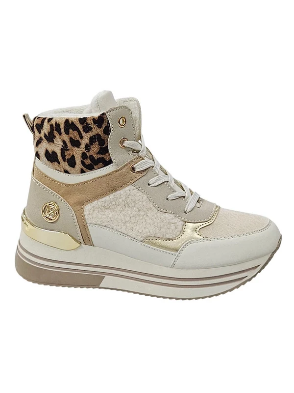 LAURA BIAGIOTTI Sneaker Con Zeppa Donna - 9256 Beige 41