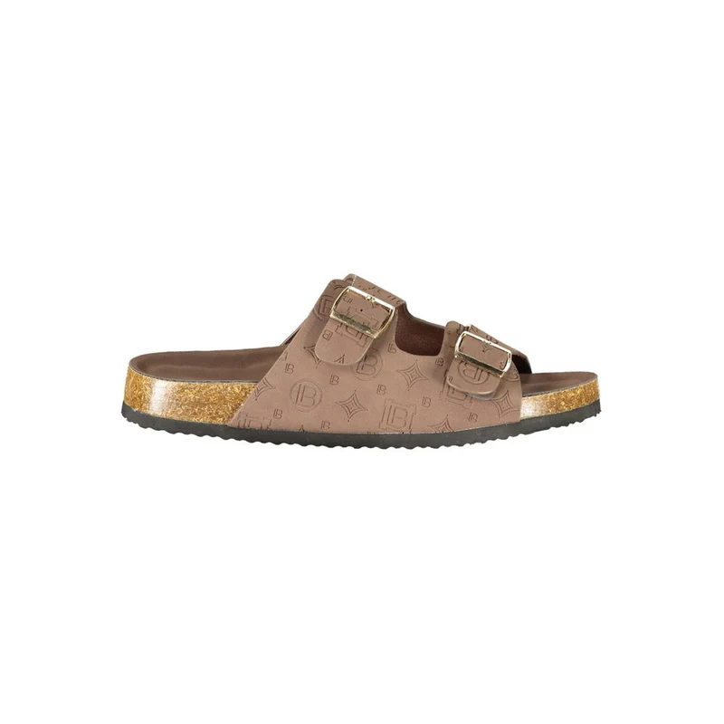 Laura Biagiotti Brown Polyurethane Women's Sandal EU39/US9