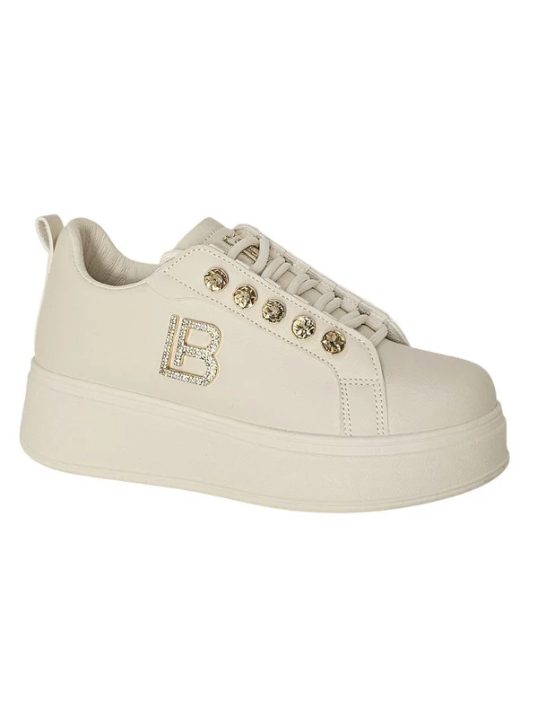 LAURA BIAGIOTTI Sneaker Con Zeppa Donna - 9618 Ivory 37