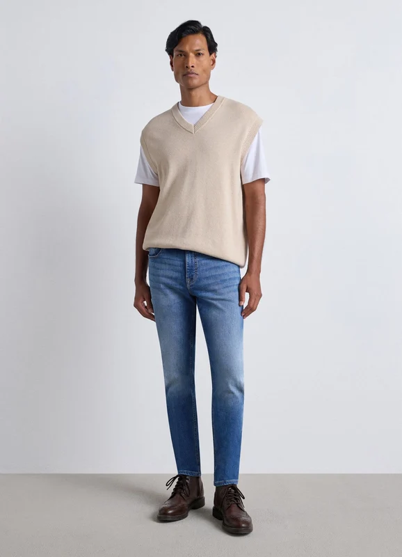 Jeans skinny a tinta unita 52