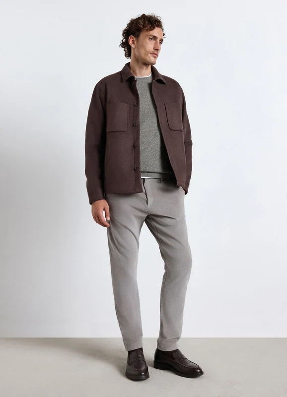 Pantaloni chino in velluto a coste 52