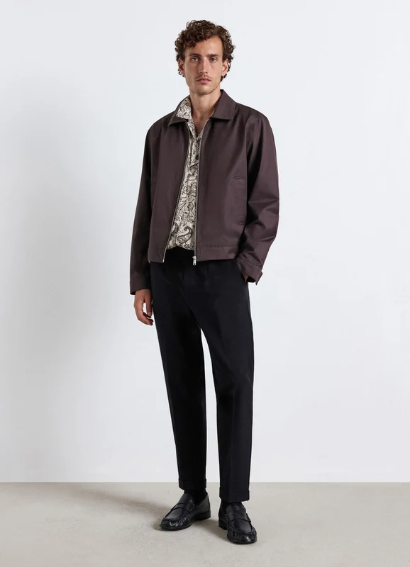 Camicia con stampa paisley XXL