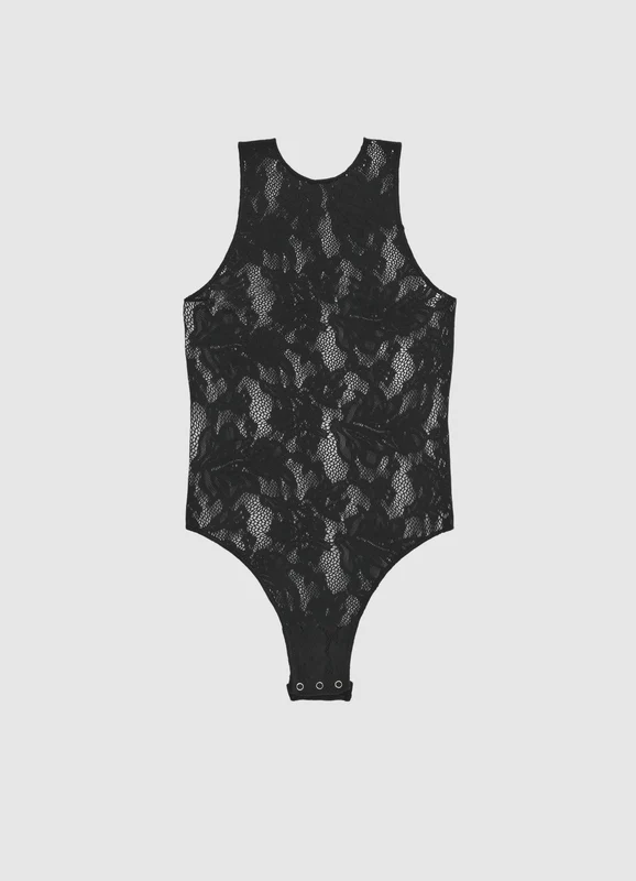 Body seamless in pizzo M/L