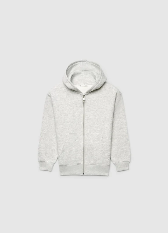 Felpa con cappuccio e zip 8-9