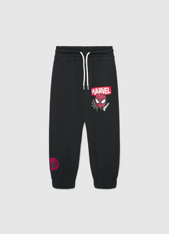 Pantaloni jogging con stampa Spider-Man 7-8