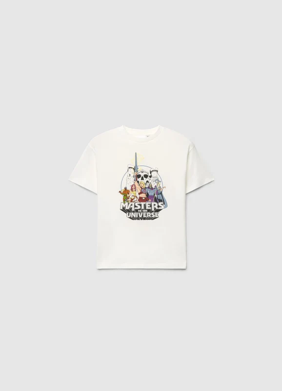 T-shirt over con stampa Masters of the Universe 10-11