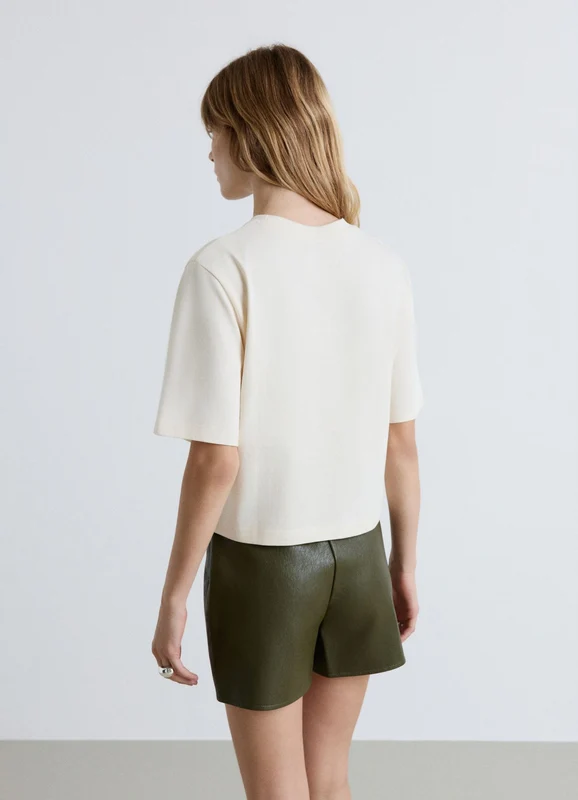 T-shirt con applicazioni perle XL